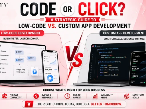 Guide to Low-Code vs. Custom App Development