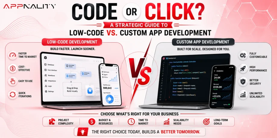 Guide to Low-Code vs. Custom App Development