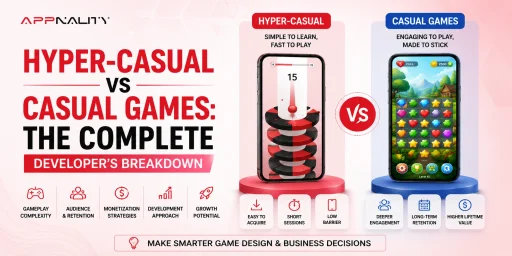 Hyper-Casual vs Casual Games